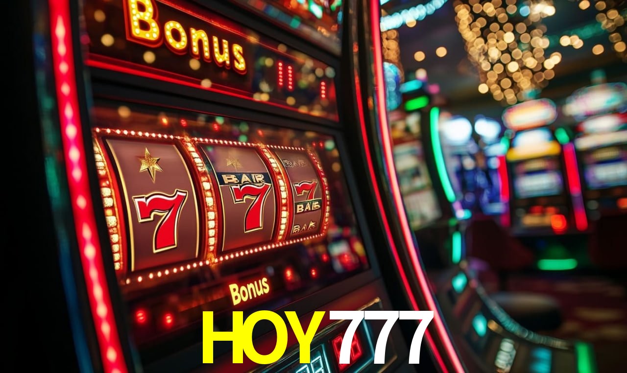 Interfaz de la app móvil HOY777 en un smartphone moderno